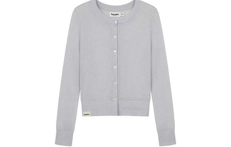 Teenie Weenie Knitwear Women's Crew Neck Moderate Cardigan