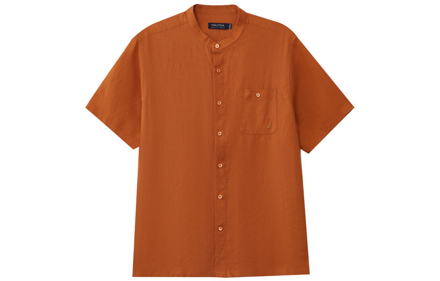 NAUTICA Shirts Men's Henry Collar Moderate Other