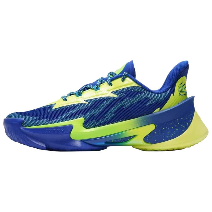 Under Armour CURRY SERIES 7 Basketball Shoes Unisex Blue Green