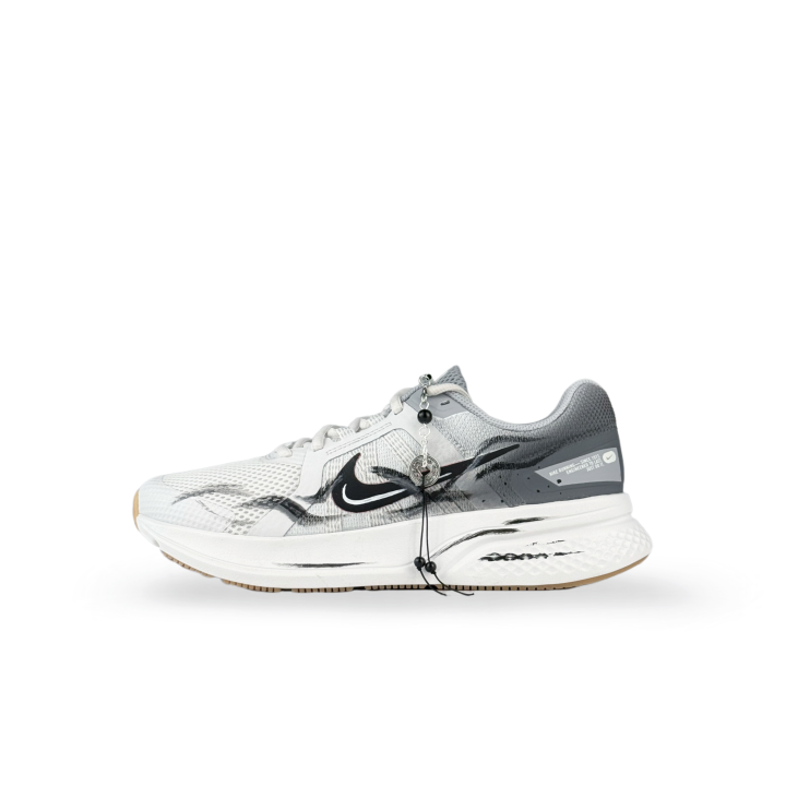 Nike Nike Run Swift 2 Mesh Breathable And Slip Resistant Low top Rubber Casual Training Running Shoes Men's White Gray