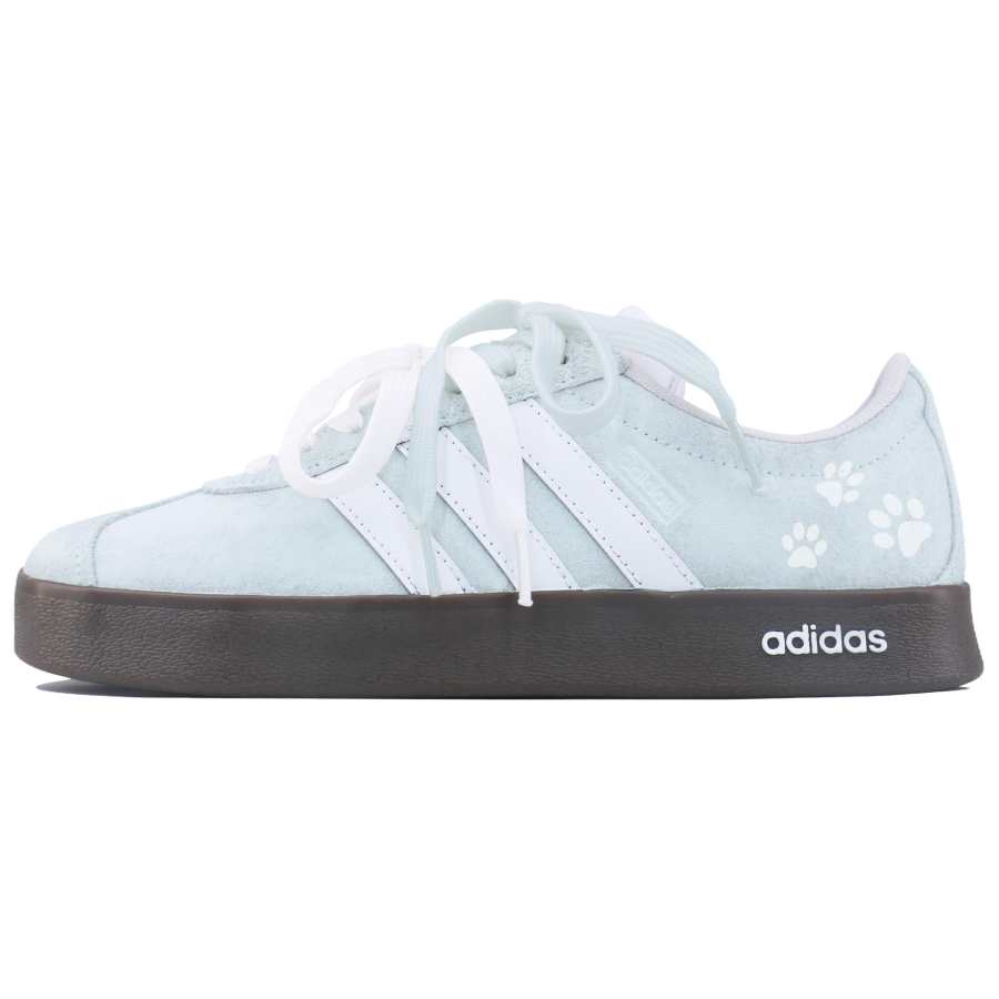 Adidas Adidas VL COURT 2.0 Lifestyle Abrasion Resistant Low top Skateboard Shoes Unisex Apple Light Green