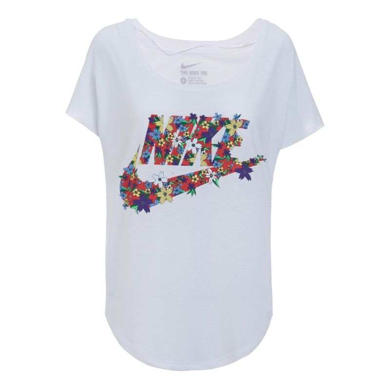 Nike Nike Signal T Shirts Women's White Crew Neck Moderate