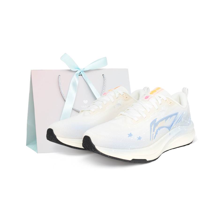 Li-Ning Li Ning Red Hare 8 Cushioning Breathable Low top Casual City Commuting Training Running Shoes Unisex Blue White
