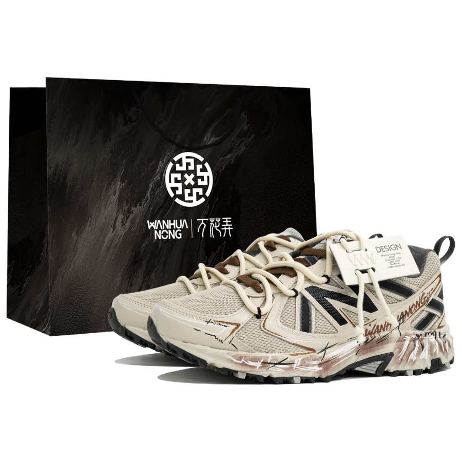 New Balance New Balance NB 410 V5 Abrasion Resistant Low top Running Shoes Unisex Ecru