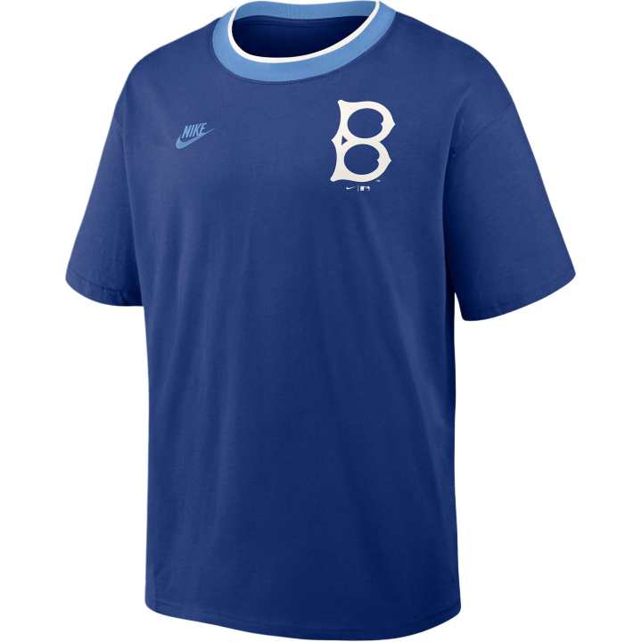 Nike Nike Brooklyn Dodgers Cooperstown Ringer Men's Nike Mlb T-Shirt