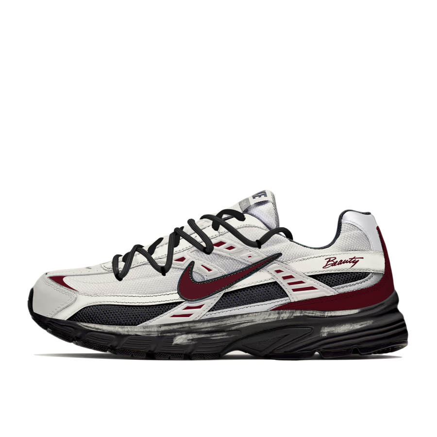 Nike Nike Initiator Cushioning Abrasion Resistant Slip Resistant Low top Casual Running Shoes Unisex Beige Red
