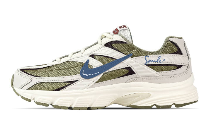 Nike Nike Initiator Support Breathable Low top Casual Running Shoes Men's Blue Green
