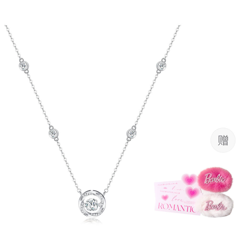 Barbie Swarovski Crystal Necklaces Unisex