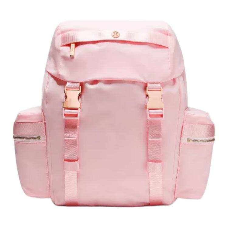 Lululemon Wunderlust Nylon Backpack Small Women's Pearl Powder & Rose Gold