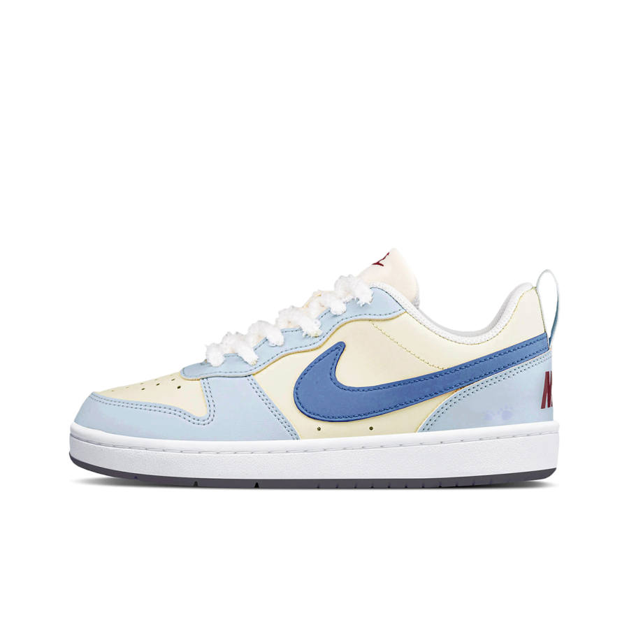 Nike Nike Court Borough Abrasion Resistant Low top Skateboard Shoes Women's Light Blue