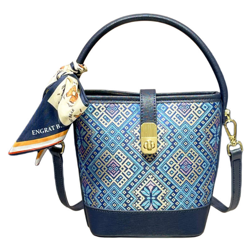 PAYOT PAYOT Fabric, Synthetic Leather Handbag Regular Women's Multicolor
