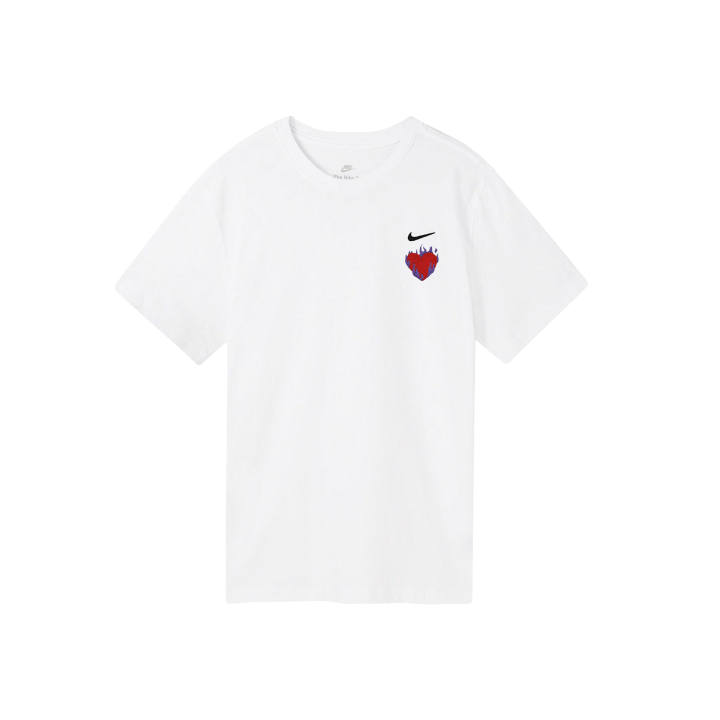 Nike Nike Sportswear T Shirts Unisex White Crew Neck Moderate Straight Fit