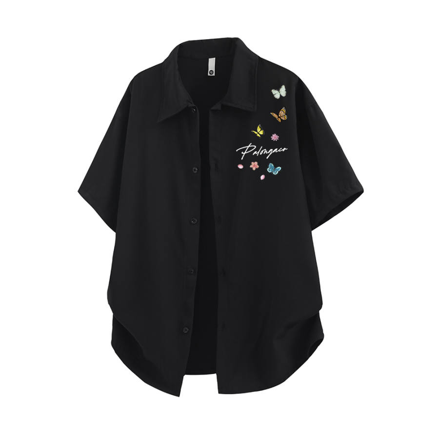 PAL ONGACO Shirts Unisex Lapel Thin Shirt
