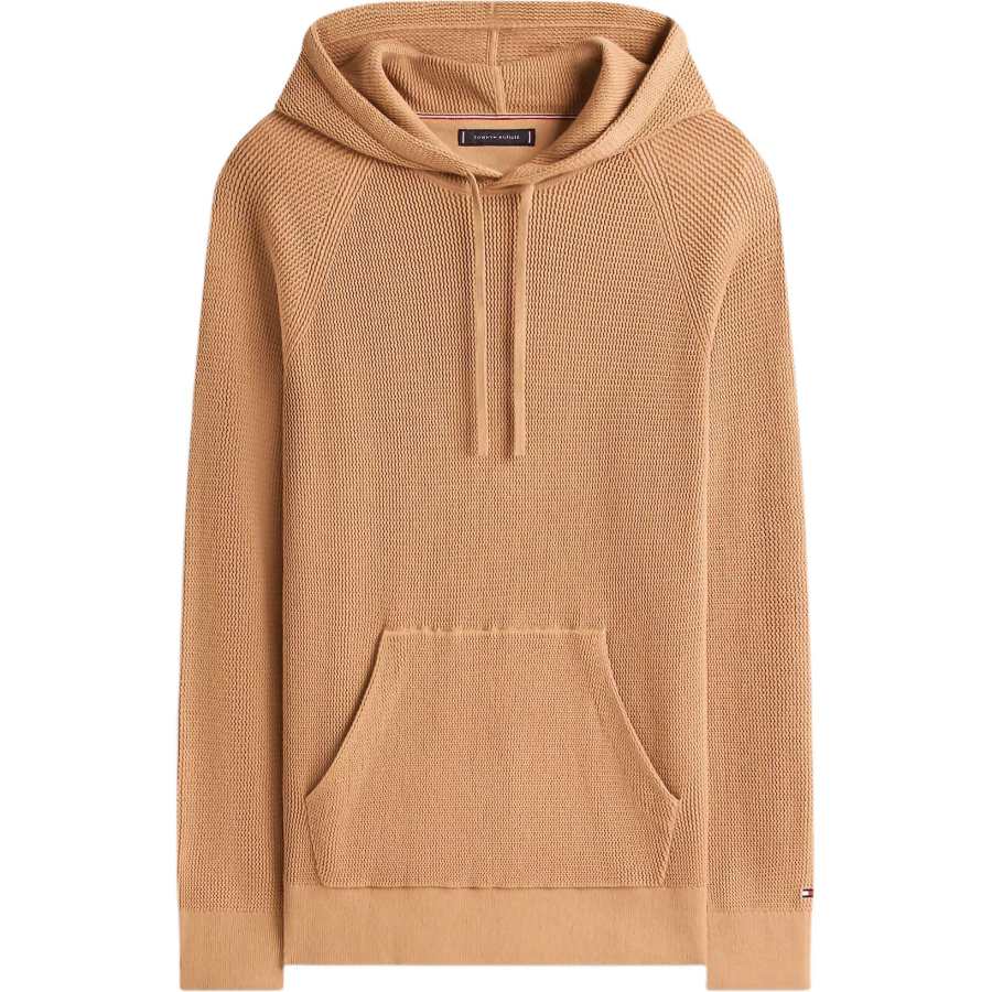 Tommy Hilfiger Sweaters Men's Camel Hooded Moderate
