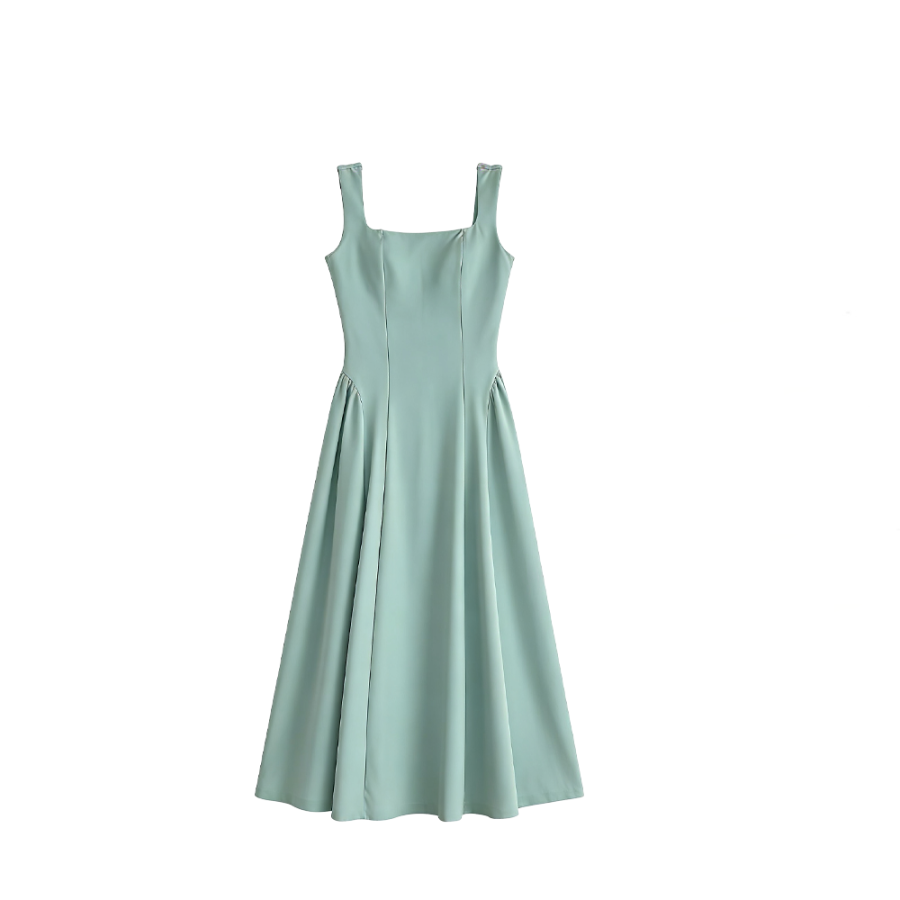 CPAURA Slip Dresses Women's Moderate Long