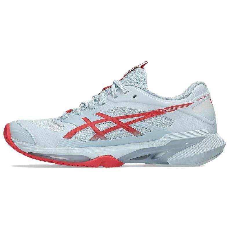ASICS SOLUTION SPEED FF 4 Low top Tennis Shoes Women's Gray White