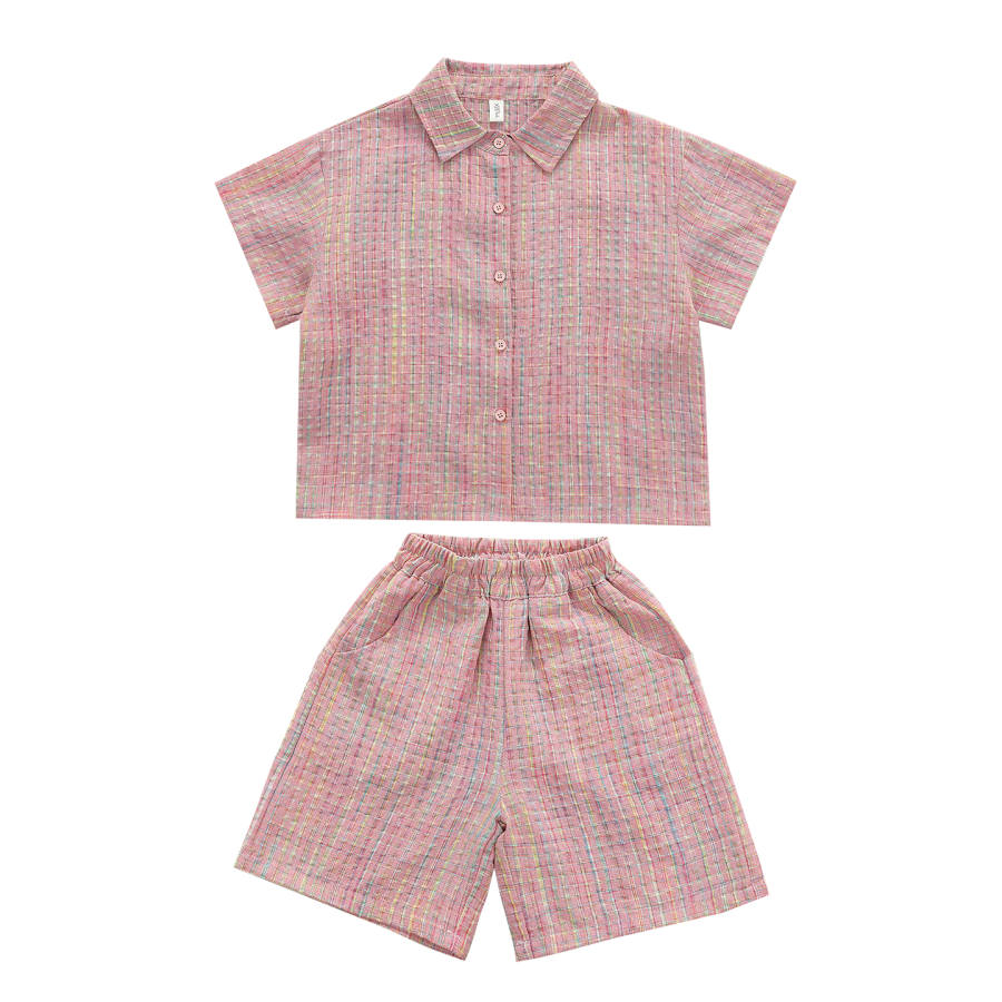 YALU Kids Casual Sportswear Shirt Collar Thin