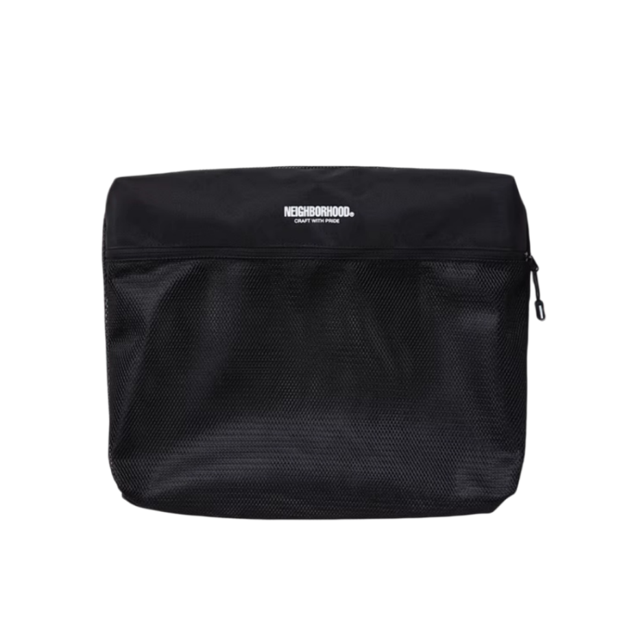 NEIGHBORHOOD Fabric Travel Storage Bag Men's Black