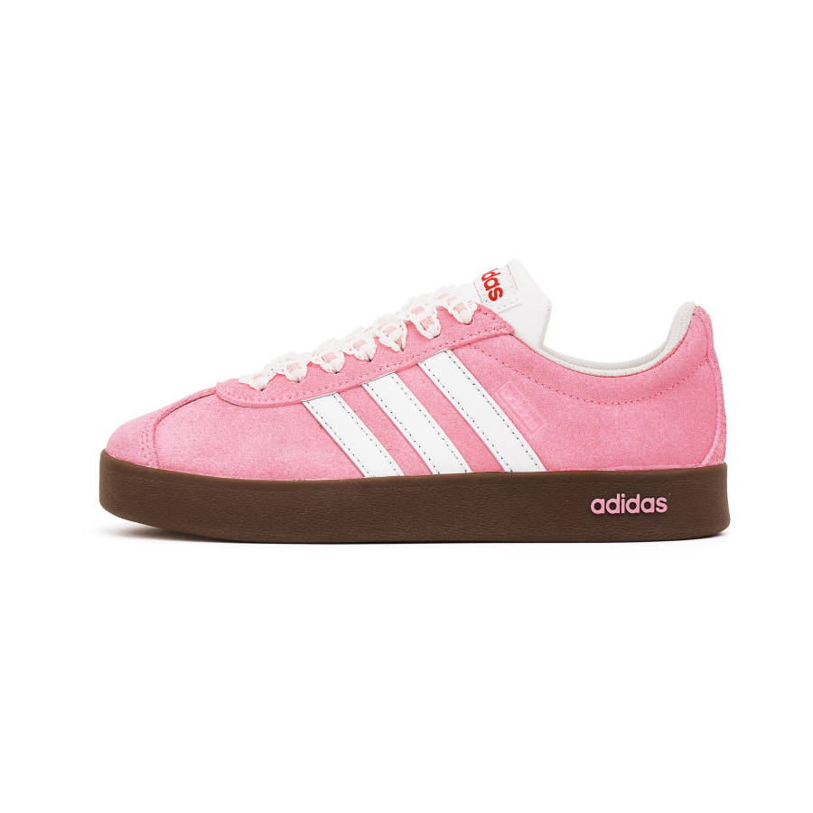 Adidas Adidas VL COURT 2.0 Abrasion Resistant Slip Resistant Low top Skateboard Shoes Unisex White Red