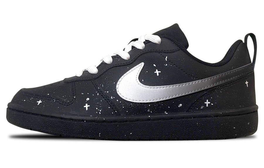 Nike Nike Court Borough Slip Resistant Abrasion Resistant Low top Kids' Skateboarding Shoes Teenagers