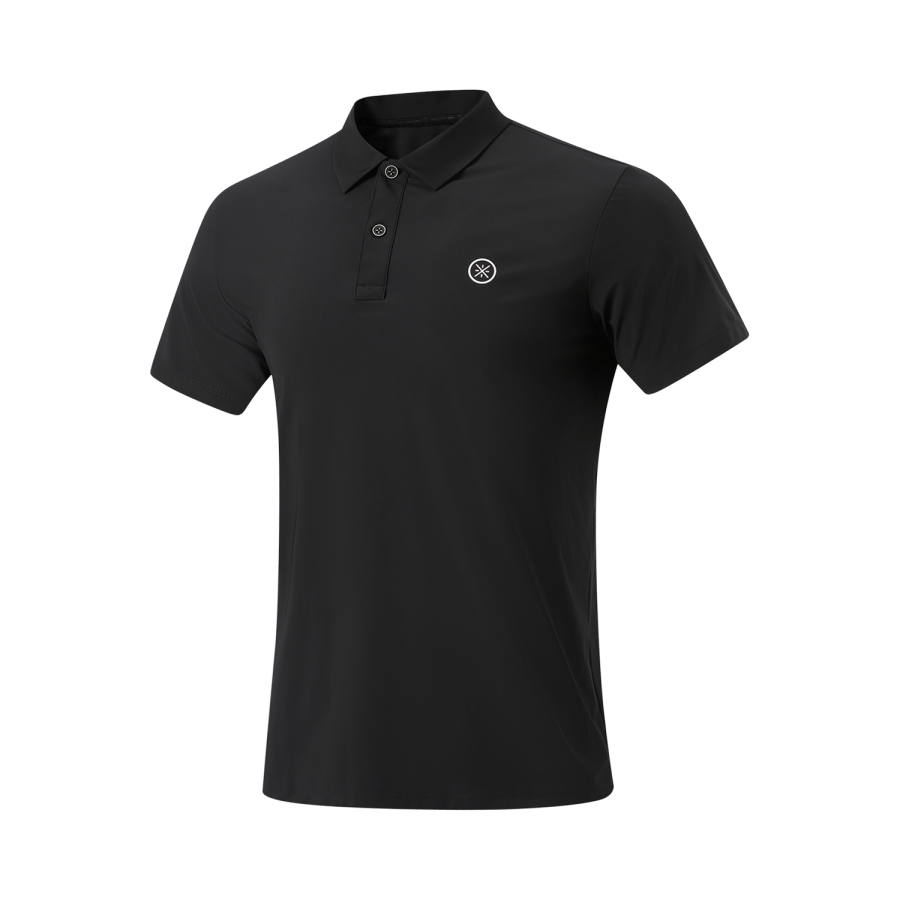 Li-Ning Li Ning Wade Polo Shirts Men's Black Lapel Moderate Other