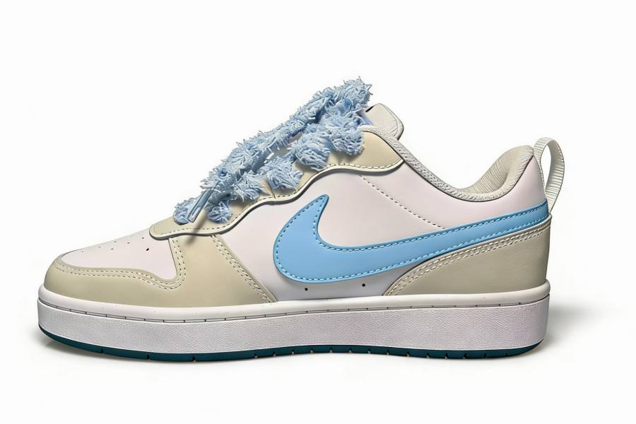 Nike Nike Court Borough 2 Synthetic Leather Slip Resistant, Abrasion Resistant, Breathable Low top Casual Shoes Unisex