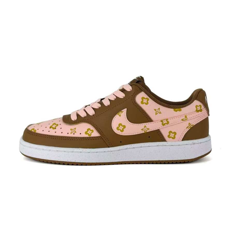 Nike Nike Court Vision Women's Luis Abrasion Resistant Lightweight Slip Resistant Low top Skateboard Shoes Women's Umber