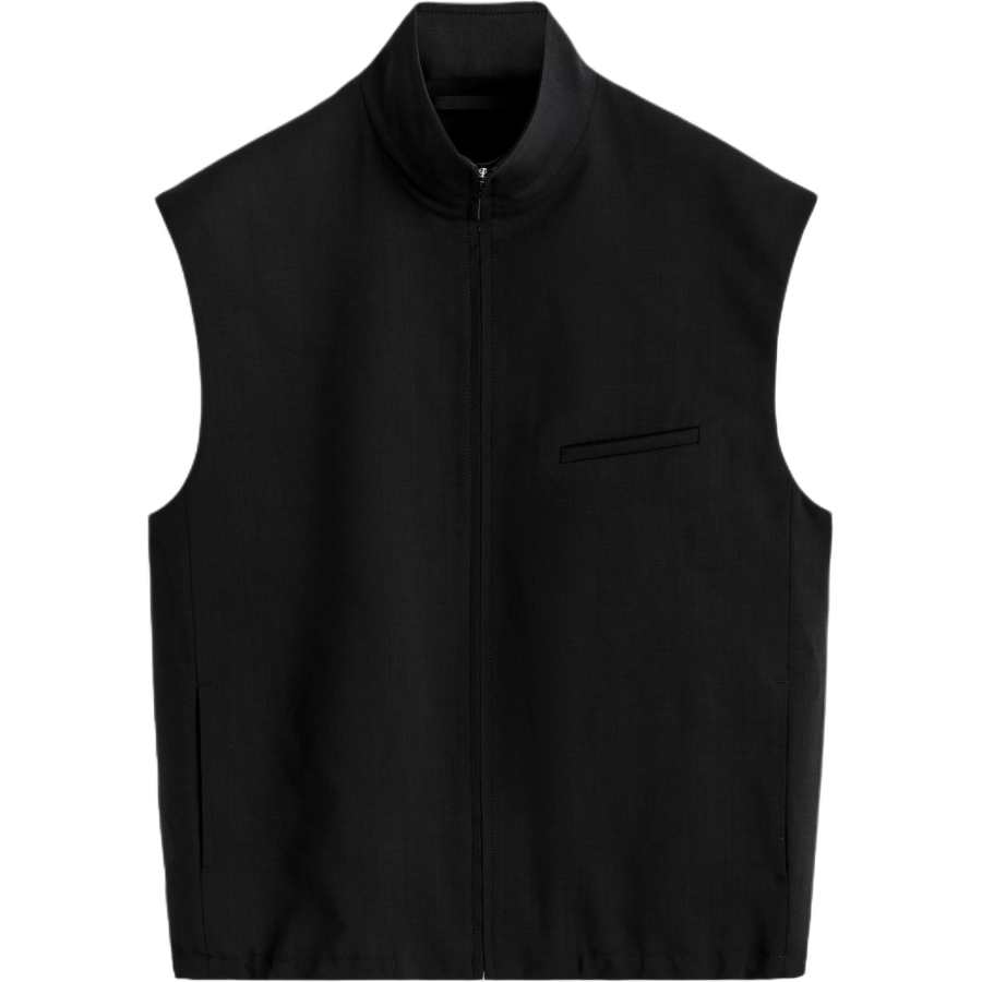 COS COS Vests Men's Black Other