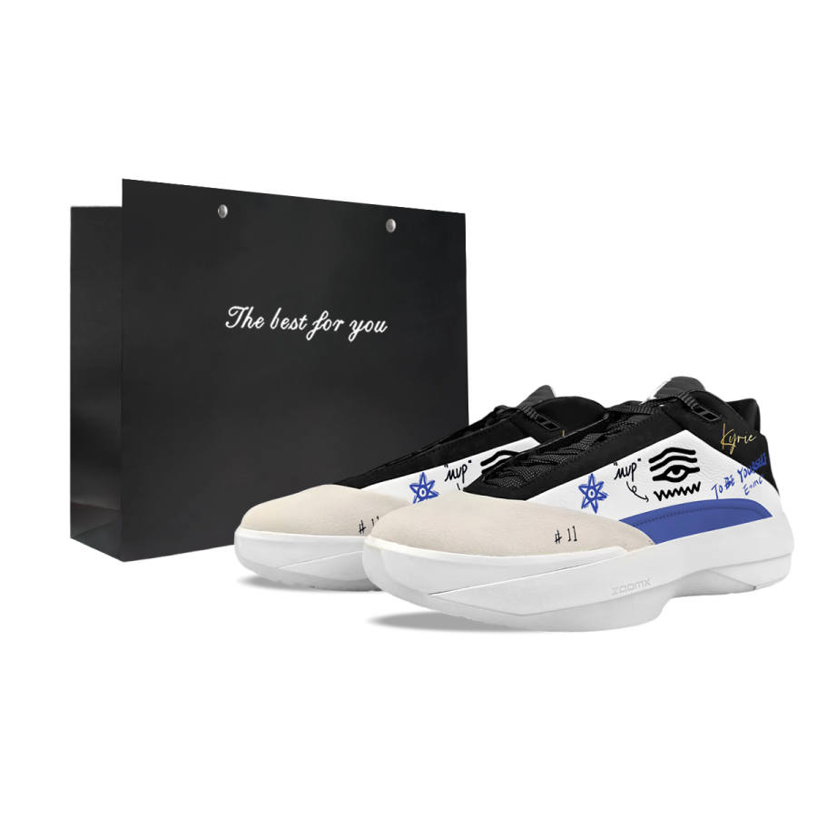 Jordan Jordan Air Jordan 40 Rebound Low top Basketball Shoes Men's Black White Blue