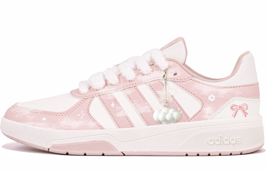 Adidas Adidas COURTBEAT Sweetheart Bowknot, Vintage Niche, Girly Style, American Campus Style, Girlfriend