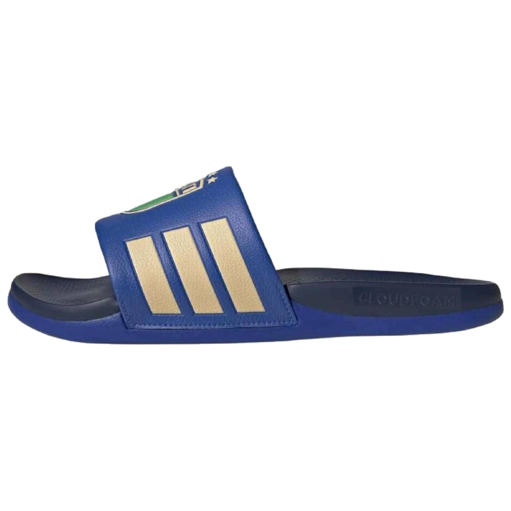 Adidas Adidas Adilette Comfort 2.0 Slip Resistant Slide Slippers Men's Blue