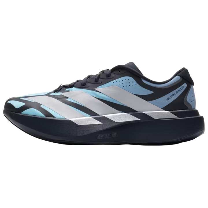 Adidas Adidas Adizero Evo SL Breathable Height Increasing Running Shoes Men's Black Blue