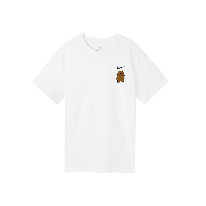 Nike Nike Sportswear T Shirts Unisex White Crew Neck Moderate Straight Fit
