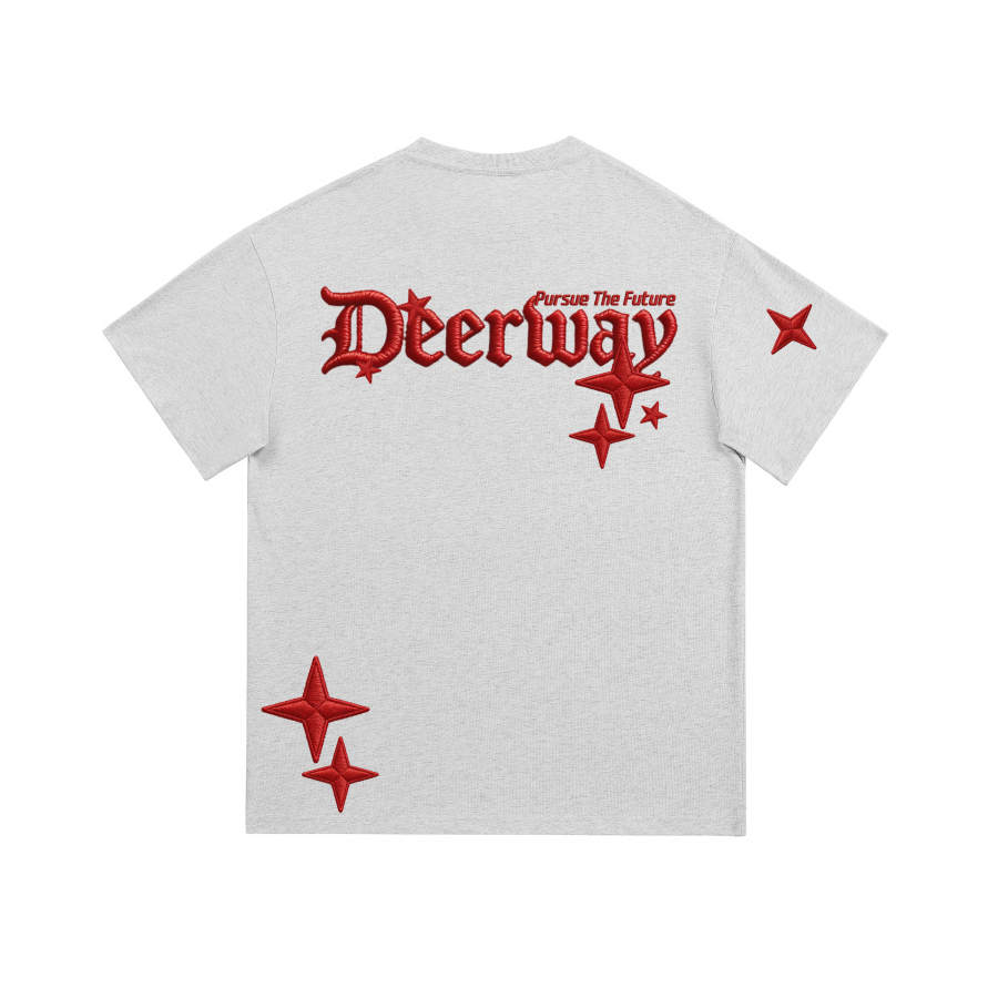 DEERWAY T Shirts Unisex Crew Neck Moderate Straight Fit