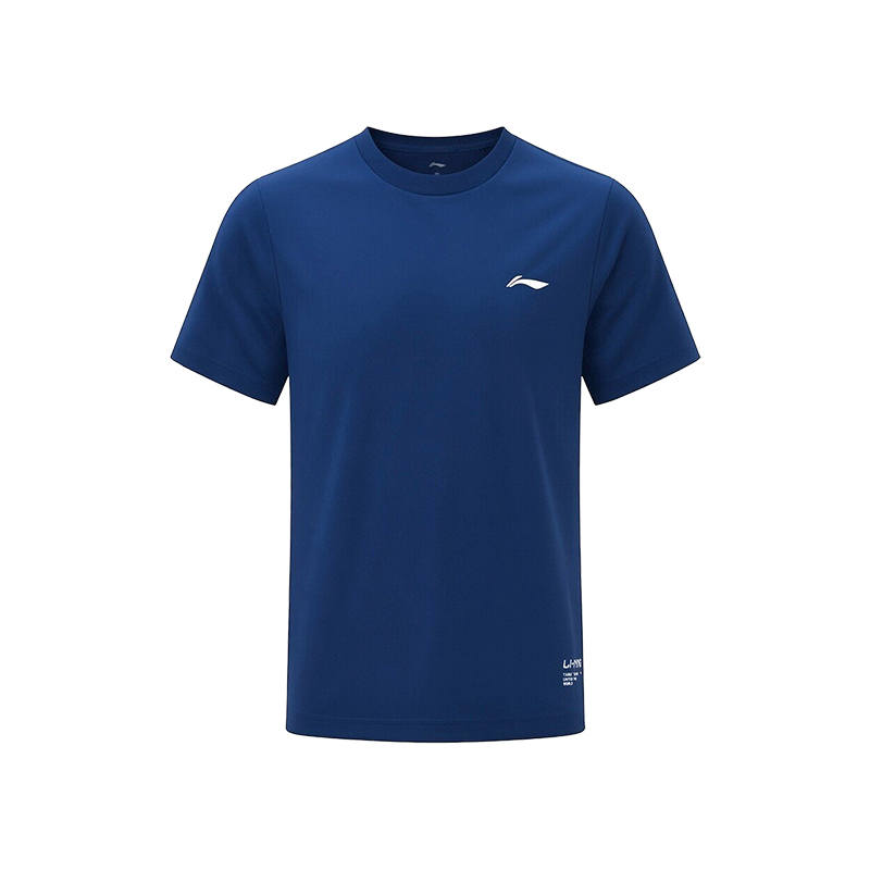 Li-Ning Li Ning Table Tennis Clothing Unisex Navy Crew Neck Moderate