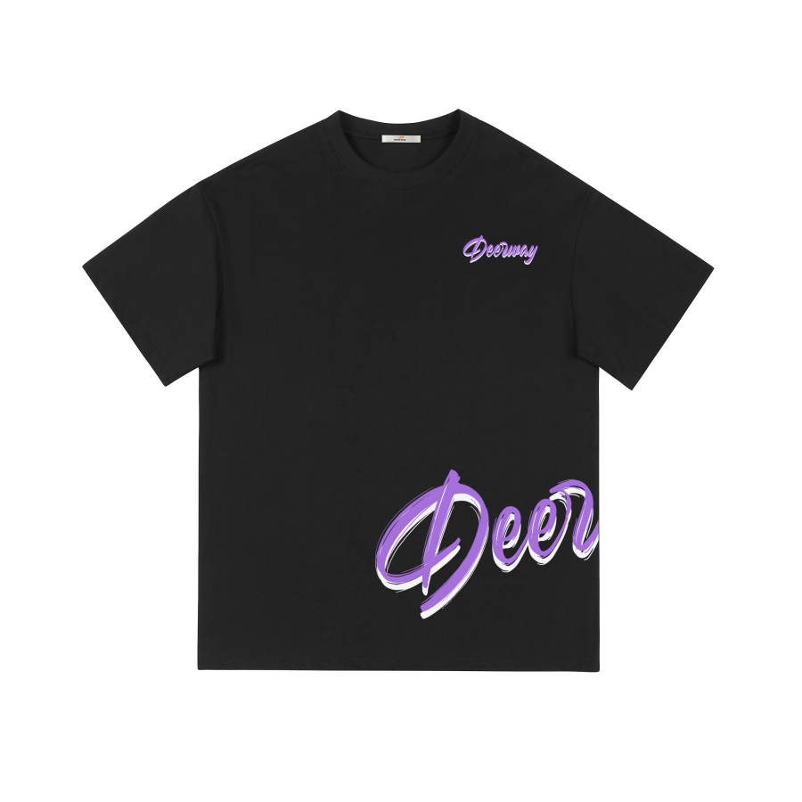 DEERWAY T Shirts Unisex Crew Neck Moderate Straight Fit