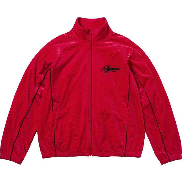 Supreme Supreme SS26 WEEK6 Velour Mesh Track Jacket Unisex
