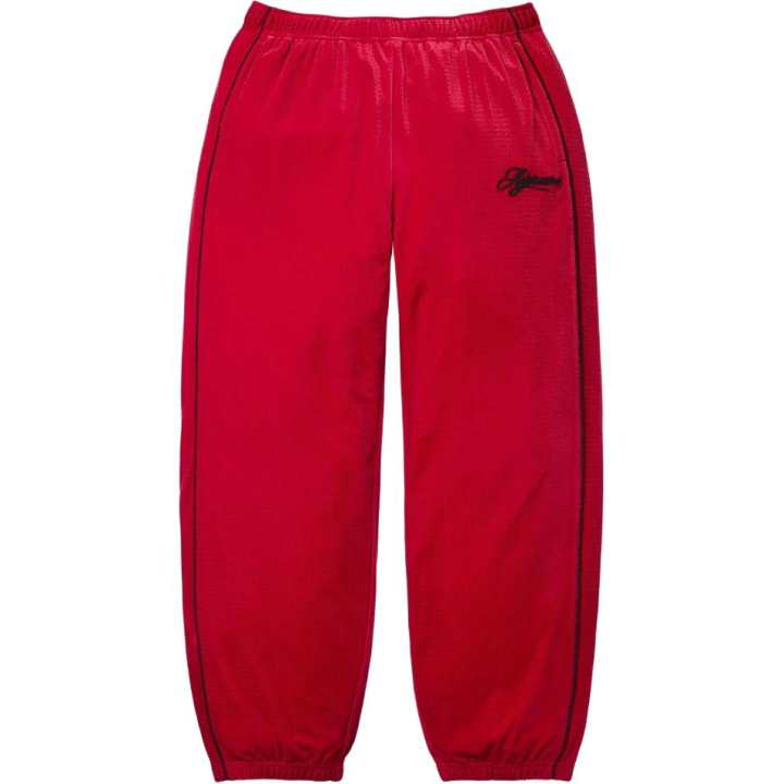 Supreme Supreme SS26 WEEK6 Velour Mesh Track Pant Knitted Sweatpants Unisex