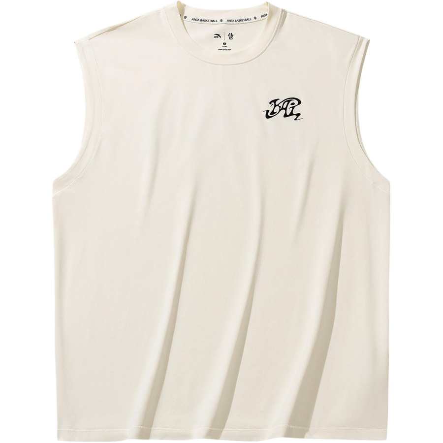 ANTA Basketball Jerseys Unisex Vanilla White Moderate