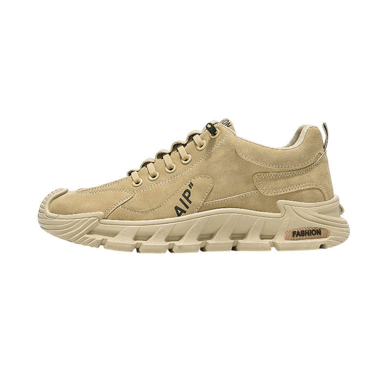 JBBCN JBBCN Skateboard Shoes Men's Low Top Khaki/Gray
