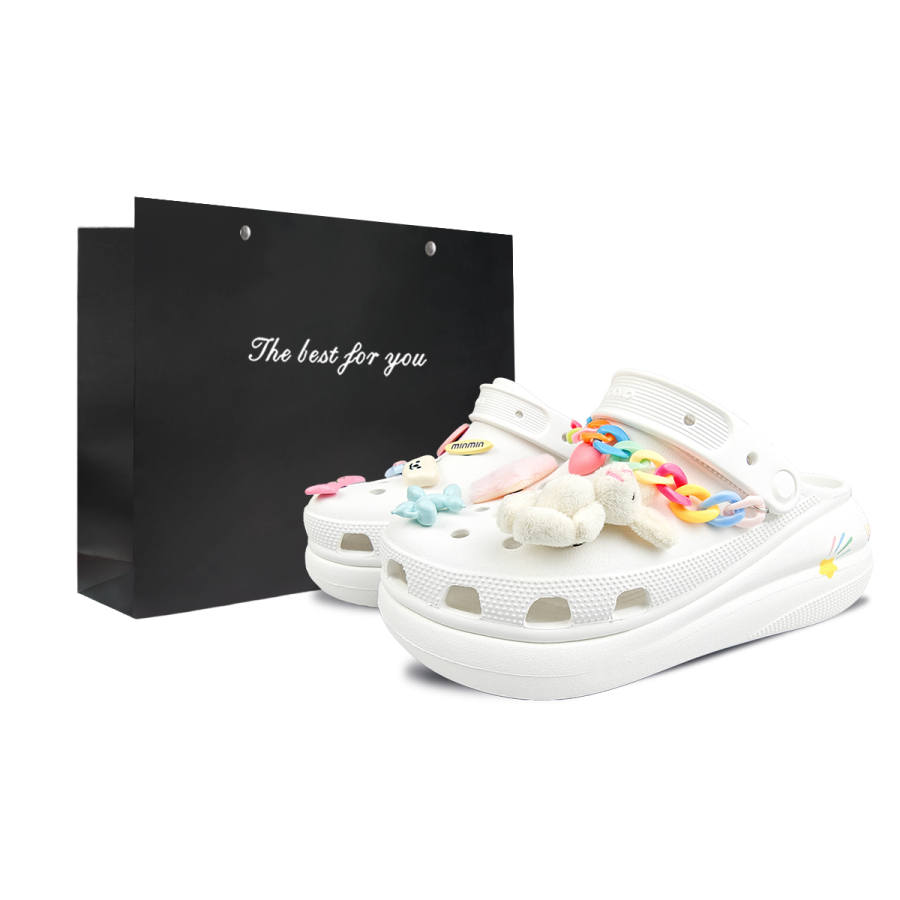 Crocs Crocs Crush Clog EVA Clogs Unisex White