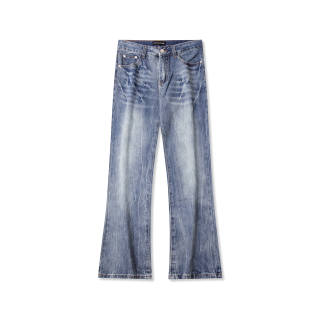 NAICHA STUDIO Jeans Men's Moderate Flared Pants