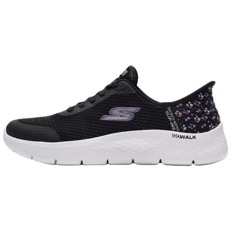 Skechers Go Walk Flex Fabric Abrasion Resistant, Breathable, Lightweight Low top Casual Shoes Women's Black