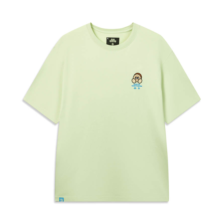 Li-Ning Li Ning x VANDY THRPINK T Shirt Men's Tale Green