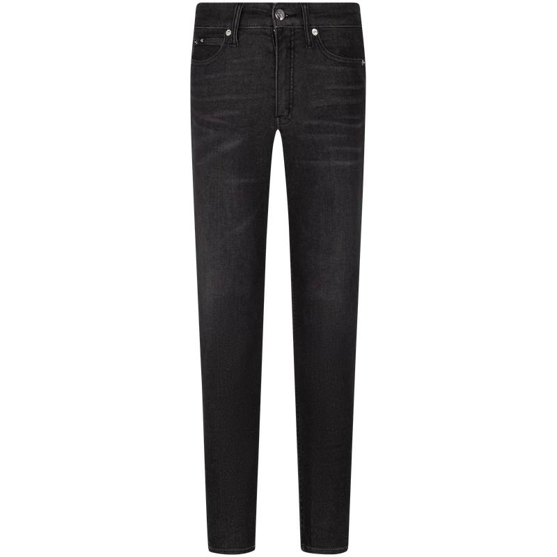 Calvin Klein Jeans Women's 1BY Denim Black Moderate Straight Fit Pants