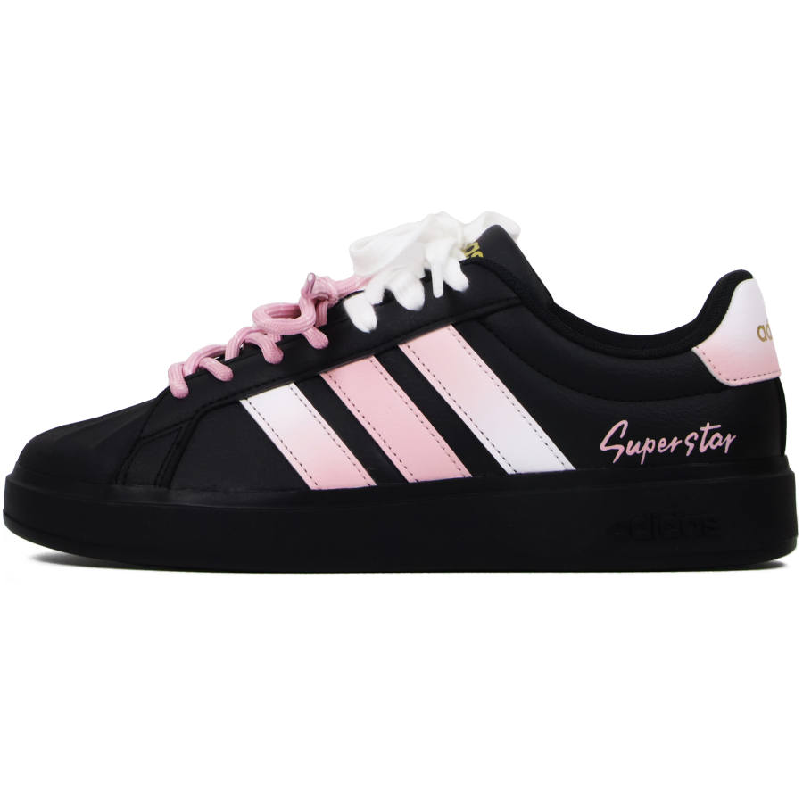 Adidas Adidas STREETTALK Low top Skateboard Shoes Unisex Black Pink