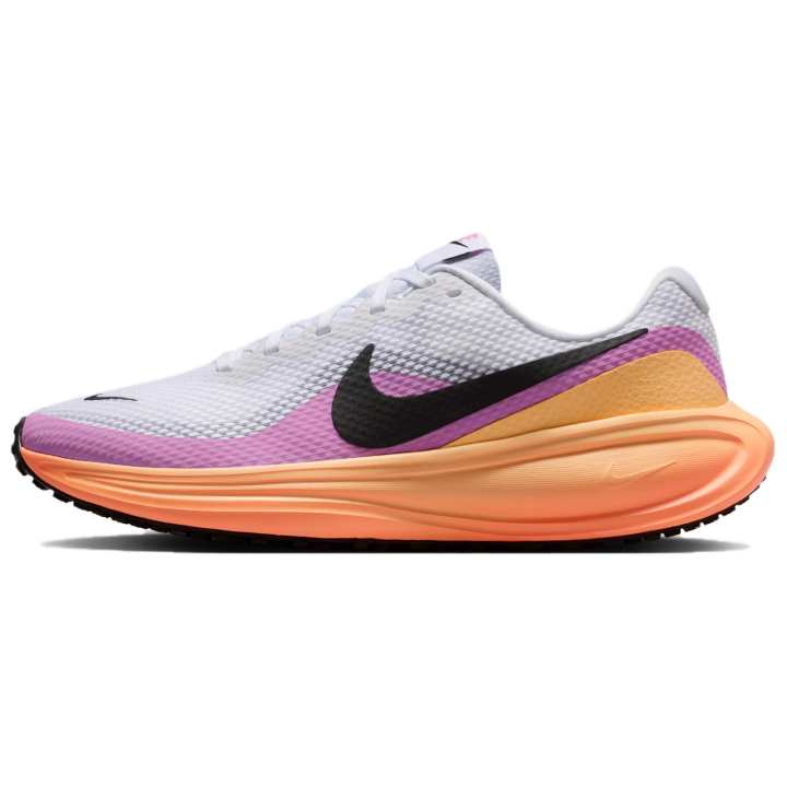 Nike Nike REVOLUTION 8 Breathable Casual Running Shoes Women's Black White Orange