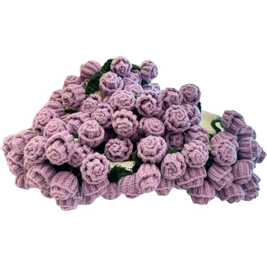 YALU Hand Woven Floral Blanket For Couples, Wedding Blanket, Women's Office Nap Blanket, Sofa Throw Blanket