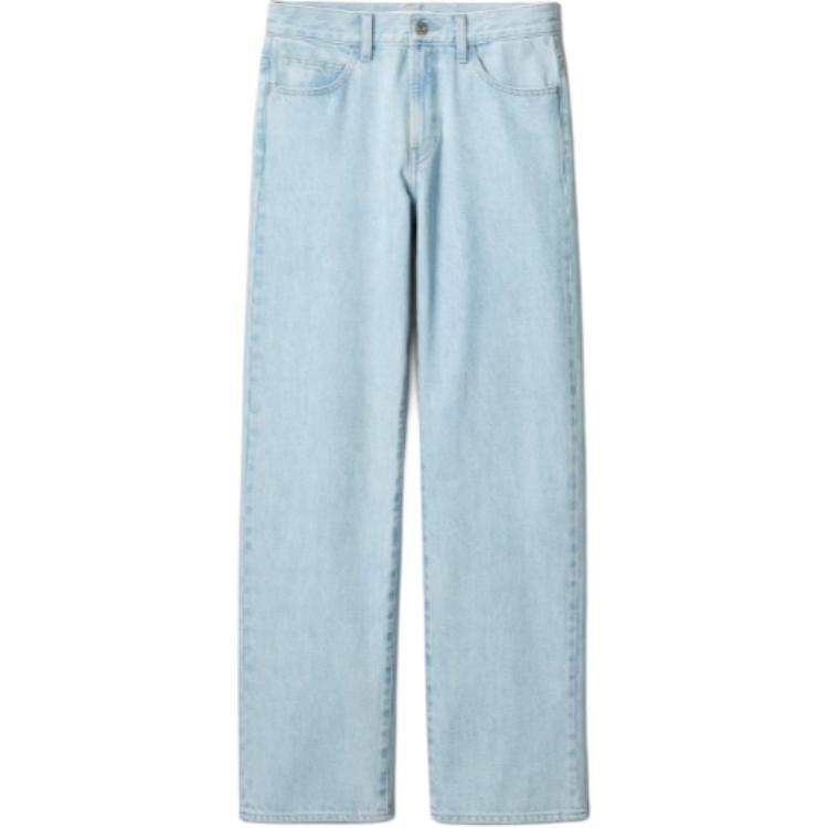 UNIQLO Jeans Women's Blue Moderate Straight Fit Pants
