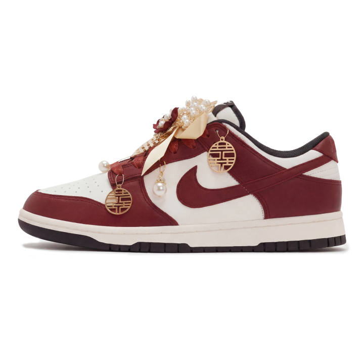 Nike Nike Dunk Wedding Gown, Wedding Shoes, Harmony Between Husband And Wife Abrasion Resistant Slip Resistant Low top
